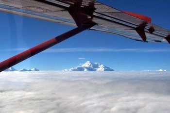 Fly to Mt McKinley